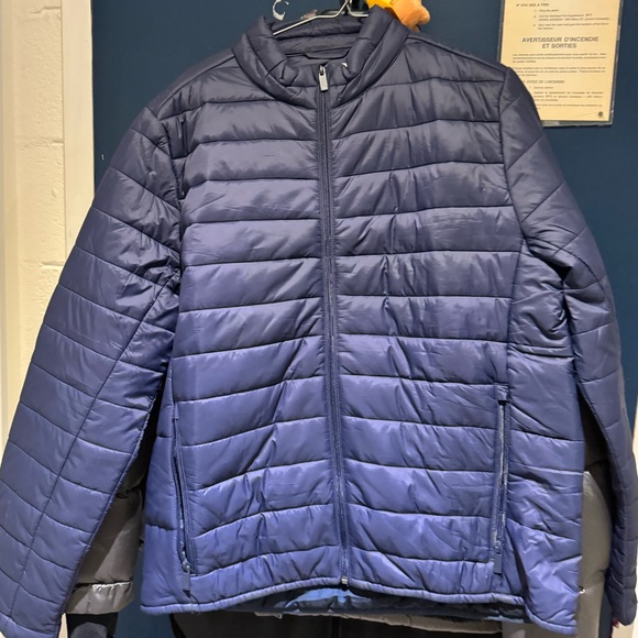 blue puffer jacket - Picture 2 of 2